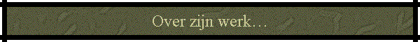 Over zijn werk