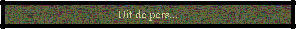 Uit de pers...